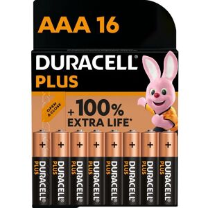 DURACELL Plus AAA Alkaline Batteries - Pack of 16