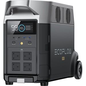 ECOFLOW DELTA Pro 3600 Wh Portable Power Station, Silver/Grey,Black