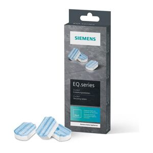 SIEMENS TZ80002B EQ Bean to Cup Descaling Tablets - 3 Pack, White,Blue