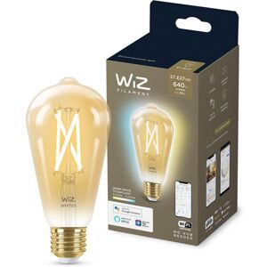 WIZ CONNECTED Filament Amber Tuneable White Smart LED Light Bulb - E27, ST64