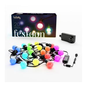 TWINKLY Festoon Generation II Smart String Lights - G45, 20 bulbs
