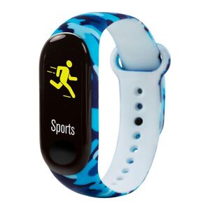 REFLEX ACTIVE REFLEX Tikkers Series 1 TKS01-0003 Kids' Fitness Tracker - Camo Blue, Black,Blue,Patterned