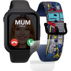 MOOCHIES Odyssey 4G Kids' Smart Watch Bundle - Transformers, Patterned,Blue