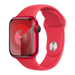 APPLE Watch Series 9 Cellular - 41 mm (PRODUCT)RED Aluminium Case with (PRODUCT)RED Sport Band, S/M, Red
