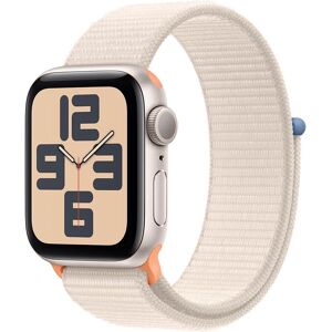 APPLE Watch SE (2023) - 40 mm Starlight Aluminium Case with Starlight Sport Loop, White