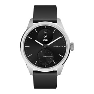 WITHINGS ScanWatch 2 Hybrid Smart Watch - Black, 42 mm, Black