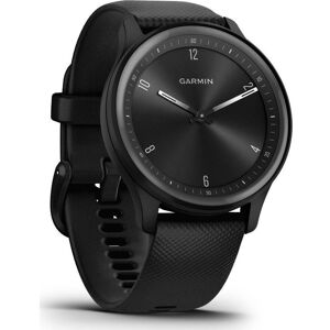 GARMIN vivomove Sport - Black, Silicone Strap, Small, Black