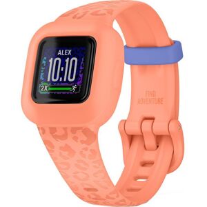 GARMIN vivofit jr. 3 Kids' Activity Tracker - Peach Leopard, Universal, Orange