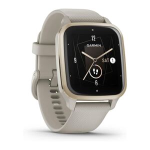 GARMIN Venu Sq 2 Music - French Grey & Cream Gold, Gold,Silver/Grey