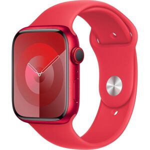 APPLE Watch Series 9 Cellular - 45 mm (PRODUCT)RED Aluminium Case with (PRODUCT)RED Sport Band, M/L, Red