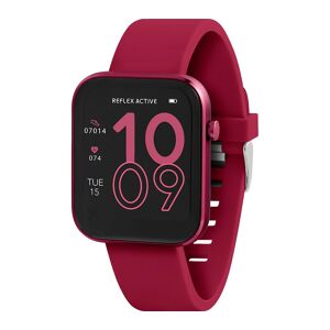 REFLEX ACTIVE Series 12 Smart Watch - Berry, Silicone Strap, Red