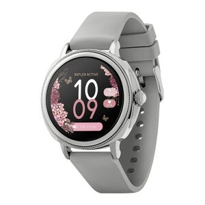 REFLEX ACTIVE Series 25 Smart Watch - Silver & Grey, Silicone Strap, Silver/Grey
