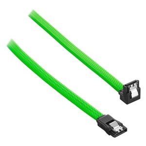 CABLEMOD ModMesh 60 cm Right Angle SATA 3 Cable - Light Green