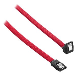 CABLEMOD ModMesh 60 cm Right Angle SATA 3 Cable - Red