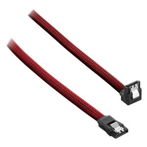 CABLEMOD ModMesh 60 cm Right Angle SATA 3 Cable - Blood Red