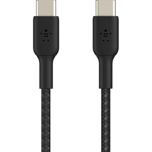 BELKIN Braided USB Type-C to USB Type-C Cable - 1 m, Black, Black