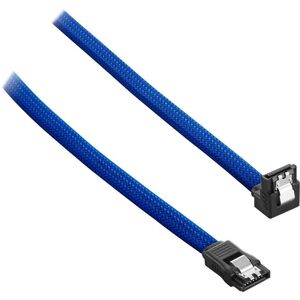 CABLEMOD ModMesh 30 cm Right Angle SATA 3 Cable - Blue