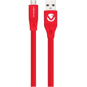 VOLKANO Slim Series VK-20082-RD USB to Micro USB Cable - 1.2 m