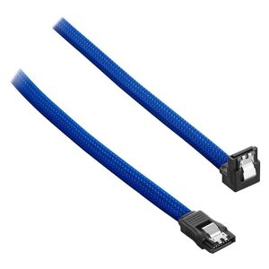 CABLEMOD ModMesh 30 cm Right Angle SATA 3 Cable - Blue