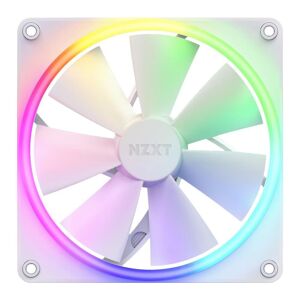 NZXT F Series 140 mm Case Fan - Colour LED, White