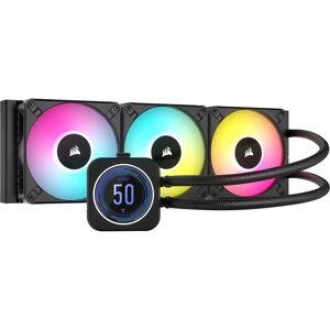 CORSAIR iCUE H150i ELITE LCD XT Liquid 360 mm CPU Cooler - RGB LED, Black