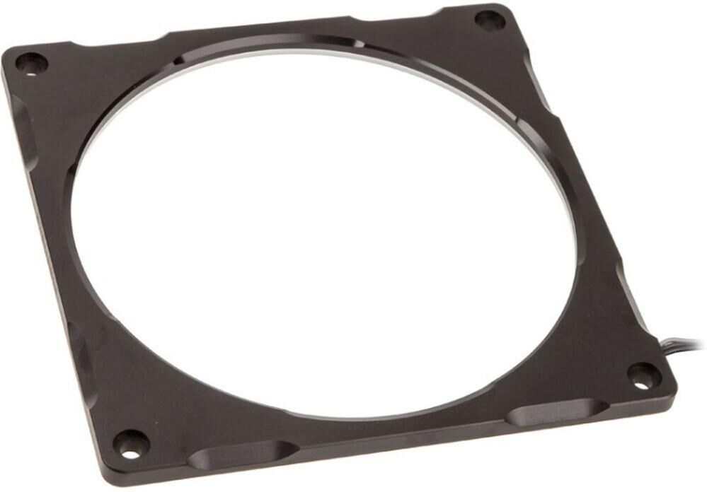 PHANTEKS Halos Lux Digital RGB LED Fan Frame - 140 mm, Aluminium Black, Black