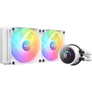 NZXT Kraken 240 mm Liquid CPU Cooler - RGB LED, White, White