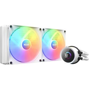 NZXT Kraken 280 mm Liquid CPU Cooler - RGB LED, White, White