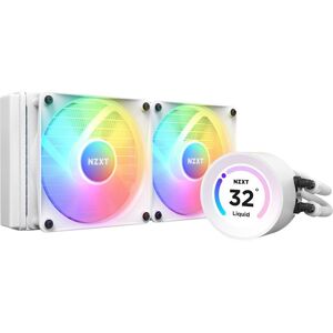 NZXT Kraken Elite 240 mm Liquid CPU Cooler - RGB LED, Matte White, White