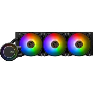 MSI MAG CORELIQUID E360 360 mm Liquid CPU Cooler - RGB LED, Black, Black