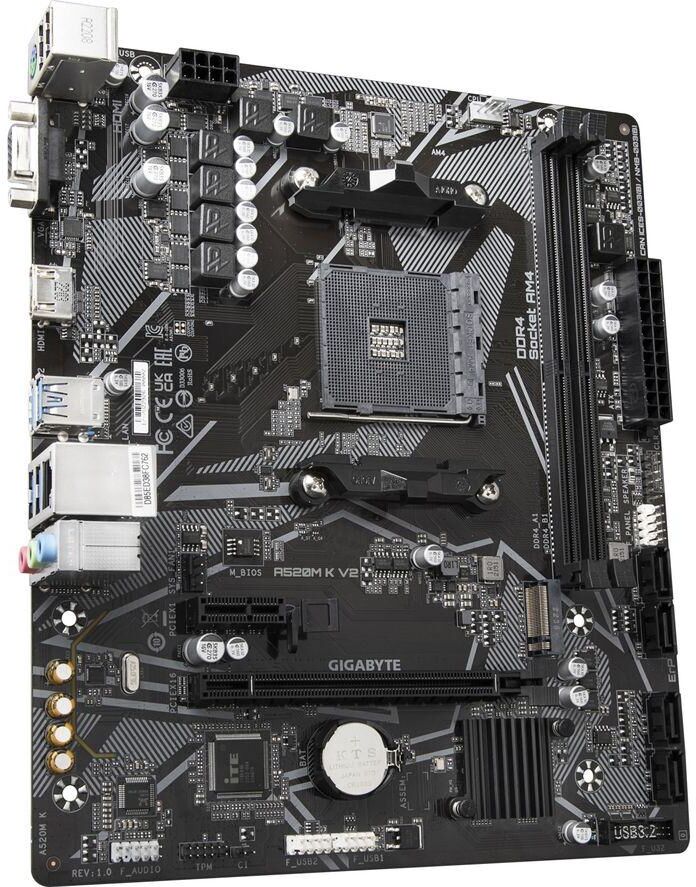 GIGABYTE A520M K V2 AM4 Motherboard