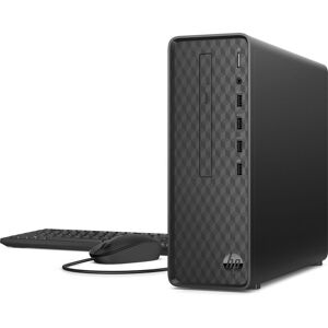 HP Slim S01-pF2012na Desktop PC - Intel® Coreª i3, 256 GB SSD, Black, Black