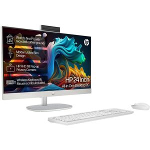 HP 24-cr0021na 23.8" All-in-One PC - Intel®Core i5, 512 GB SSD, White, White