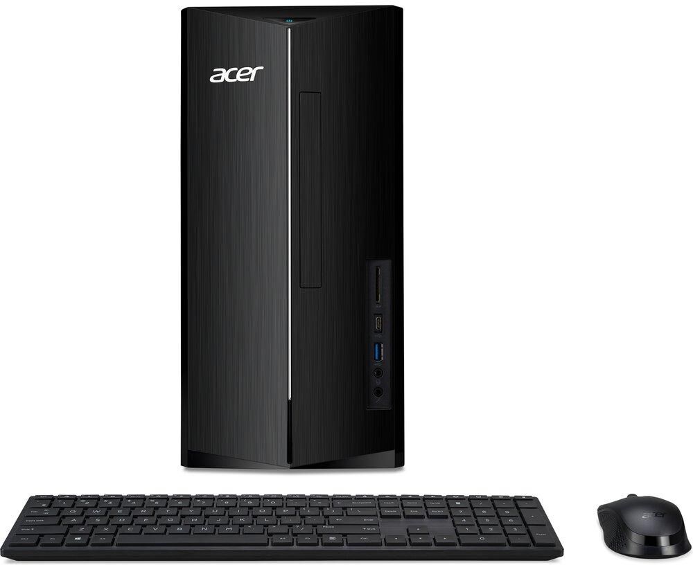 ACER Aspire TC-1780 Desktop PC - Intel®Core i7, 1 TB SSD, Black, Black