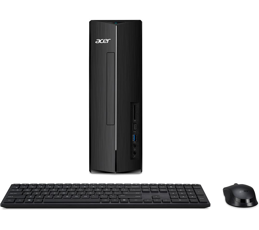 ACER Aspire XC-1760 Desktop PC - Intel®Core i5, 1 TB HDD & 256 GB SSD, Black, Black