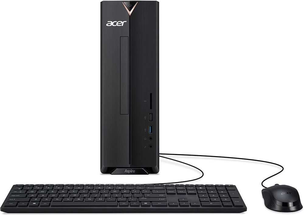 ACER Aspire XC-840 Desktop PC - Intel®Celeron, 256 GB SDD, Black, Black