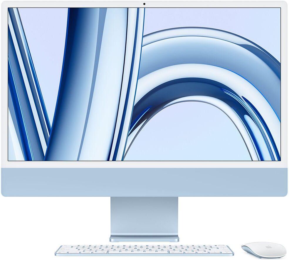 APPLE iMac 4.5K 24" (2023) - M3, 256 GB SSD, Blue, Blue