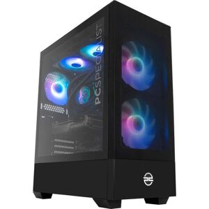 PCSPECIALIST Flux 300 Gaming PC - AMD Ryzen™ 7, RTX 4060 Ti, 1 TB SSD, Black