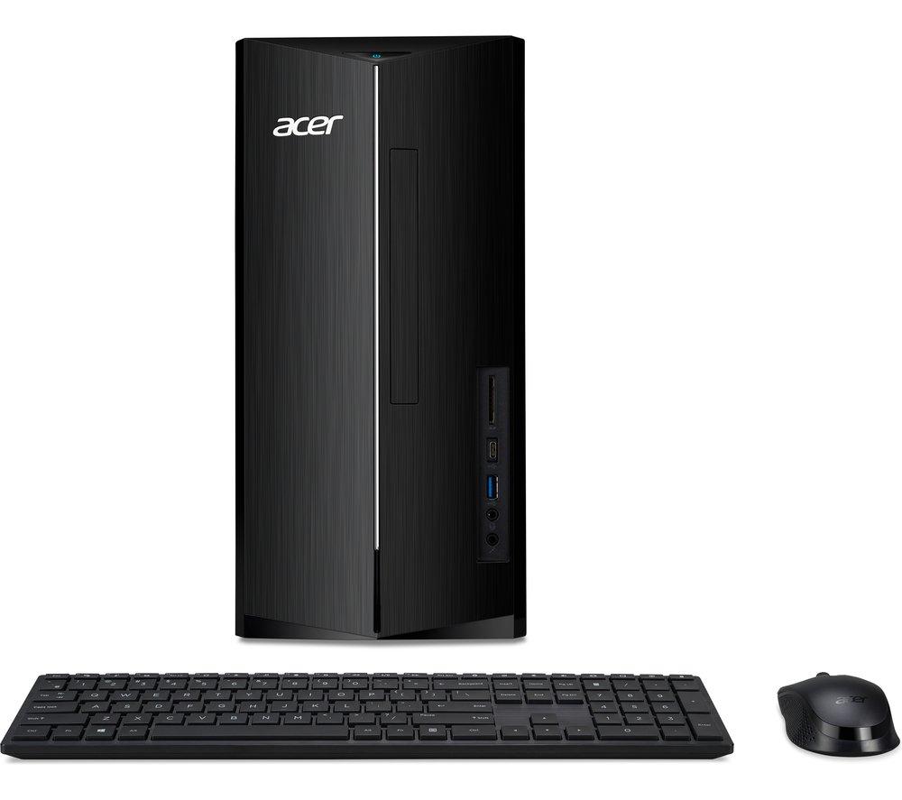 ACER Aspire TC-1780 Desktop PC - Intel®Core i7, 1 TB SSD, Black, Black