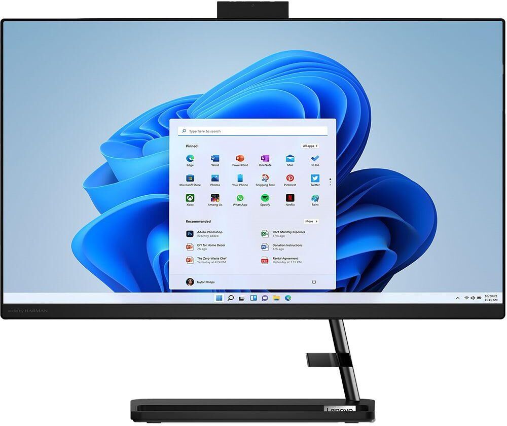 LENOVO IdeaCentre AIO 3 23.8" All-in-One PC - Intel®Core i3, 256 GB SSD, Black, Black