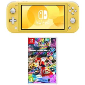 Nintendo Switch Lite & Mario Kart 8 Deluxe Bundle - Yellow, Yellow