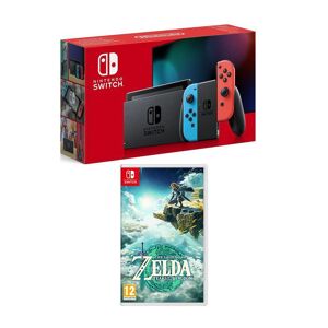 Nintendo Switch (Red & Blue) & The Legend of Zelda: Tears of the Kingdom Bundle, Red,Blue