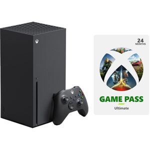 MICROSOFT Xbox Series X & 24 Month Game Pass Ultimate Bundle - 1 TB, Black