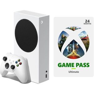 MICROSOFT Xbox Series S & 24 Month Game Pass Ultimate Bundle - 512 GB SSD, White