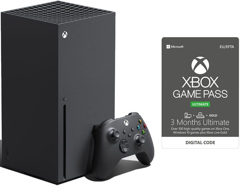 MICROSOFT Xbox Series X & 3 Month Game Pass Ultimate Bundle - 1 TB, Black