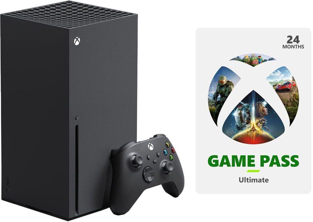 MICROSOFT Xbox Series X & 24 Month Game Pass Ultimate Bundle - 1 TB, Black