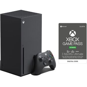 MICROSOFT Xbox Series X & 3 Month Game Pass Ultimate Bundle - 1 TB, Black