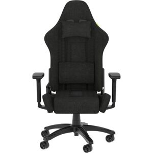 CORSAIR TC100 RELAXED Gaming Chair - Fabric, Black, Black