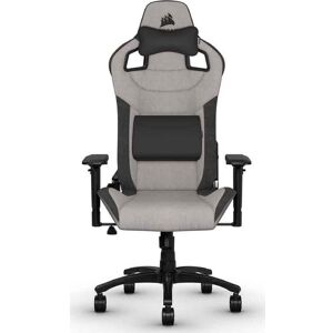 CORSAIR T3 RUSH 2023 Gaming Chair - Grey & Charcoal, Silver/Grey