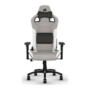 CORSAIR T3 RUSH 2023 Gaming Chair - Grey & White, Silver/Grey,White